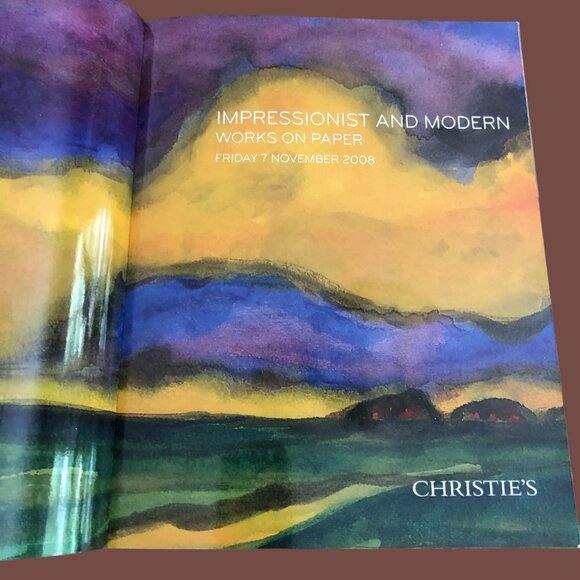 Lot of 2 Christie’s Auction Catalogs Impressionist / Modern Art / Works on Paper - Picture 6 of 8